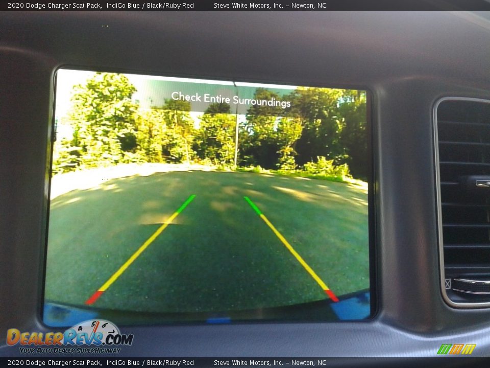 2020 Dodge Charger Scat Pack IndiGo Blue / Black/Ruby Red Photo #24