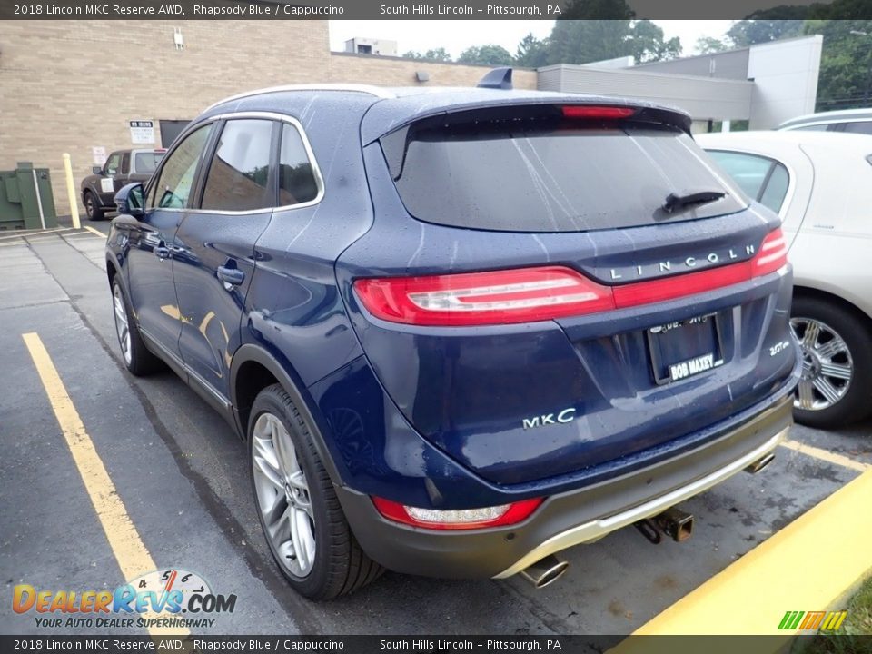 2018 Lincoln MKC Reserve AWD Rhapsody Blue / Cappuccino Photo #2