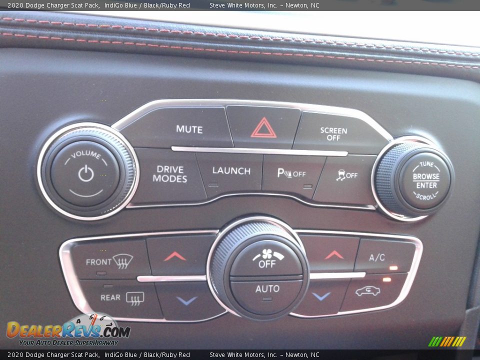 2020 Dodge Charger Scat Pack IndiGo Blue / Black/Ruby Red Photo #25
