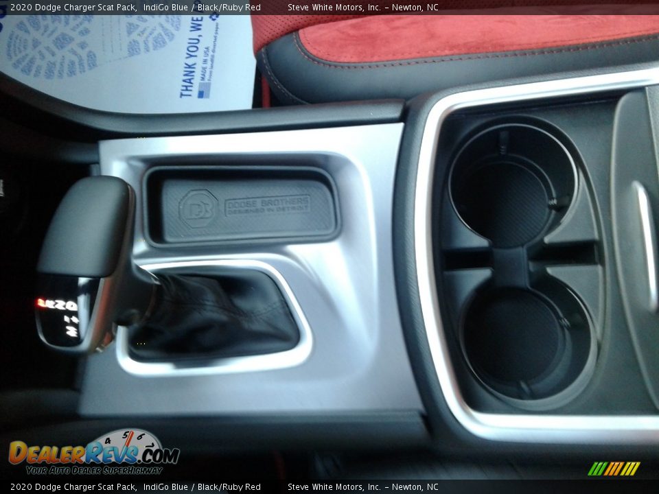 2020 Dodge Charger Scat Pack IndiGo Blue / Black/Ruby Red Photo #27
