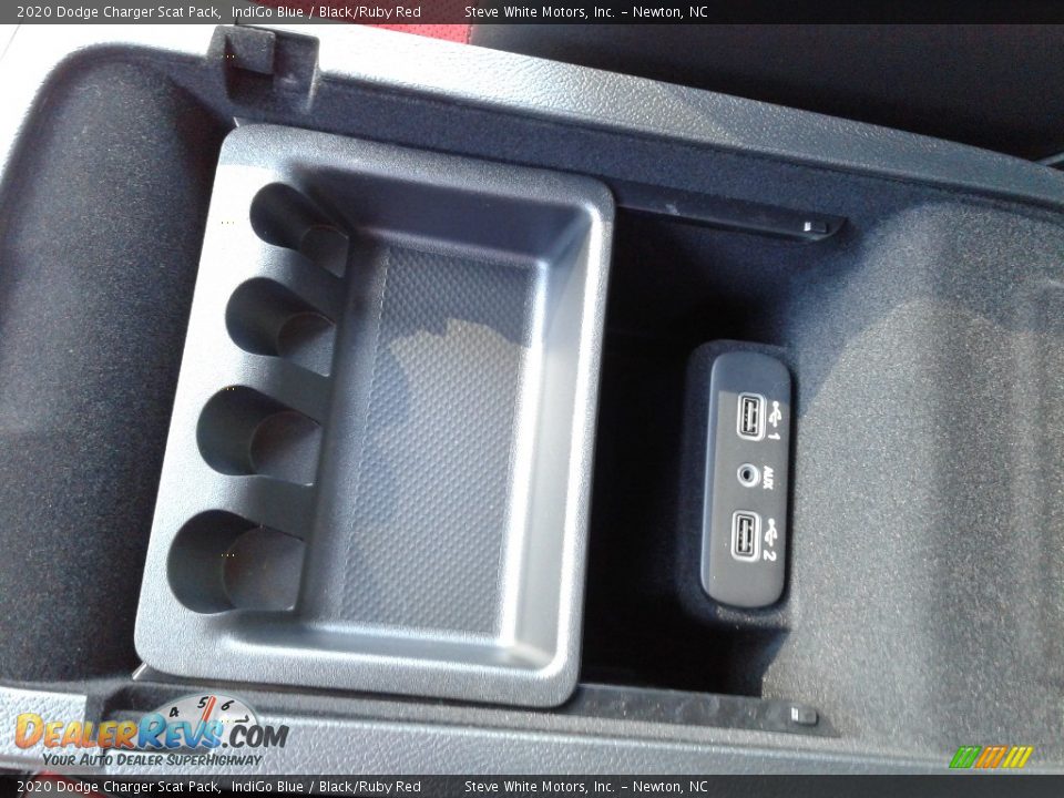2020 Dodge Charger Scat Pack IndiGo Blue / Black/Ruby Red Photo #28