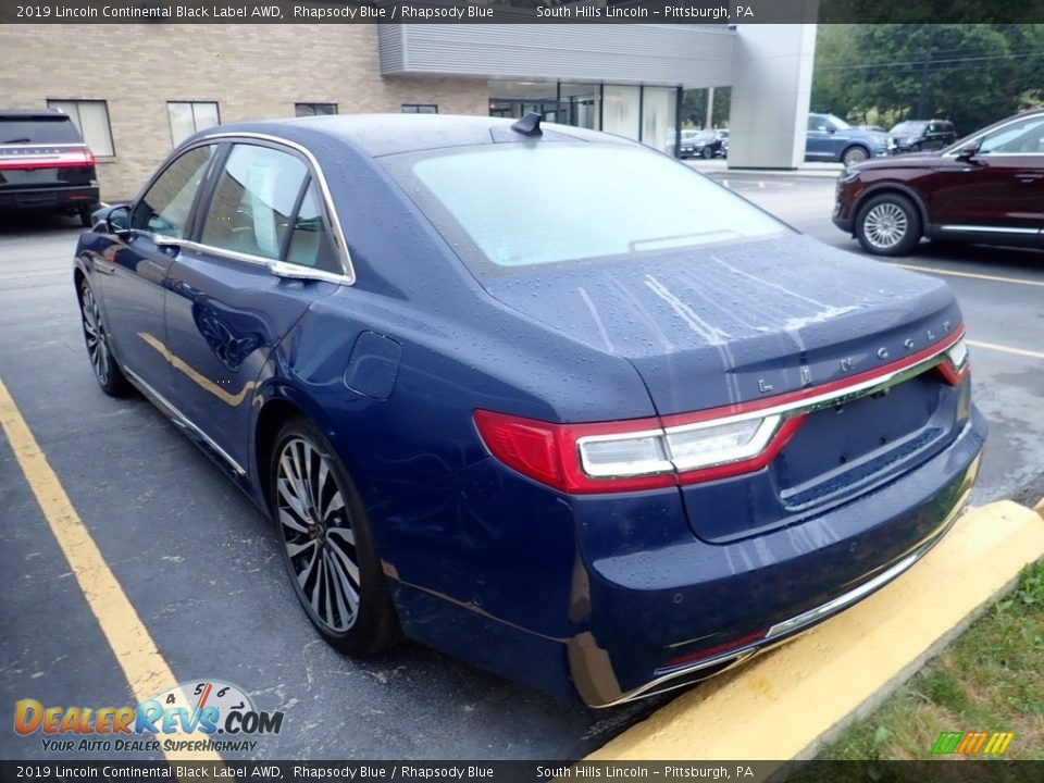 2019 Lincoln Continental Black Label AWD Rhapsody Blue / Rhapsody Blue Photo #2