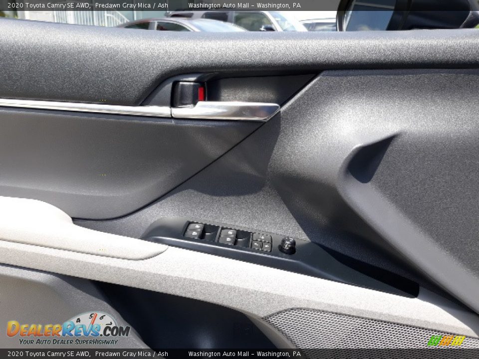 2020 Toyota Camry SE AWD Predawn Gray Mica / Ash Photo #7