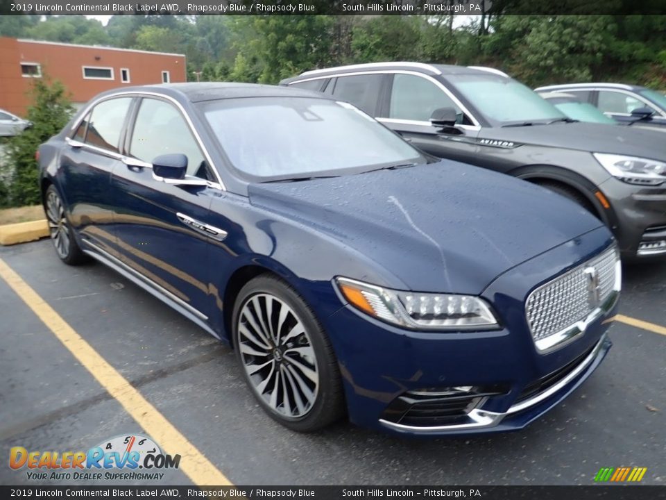 2019 Lincoln Continental Black Label AWD Rhapsody Blue / Rhapsody Blue Photo #5