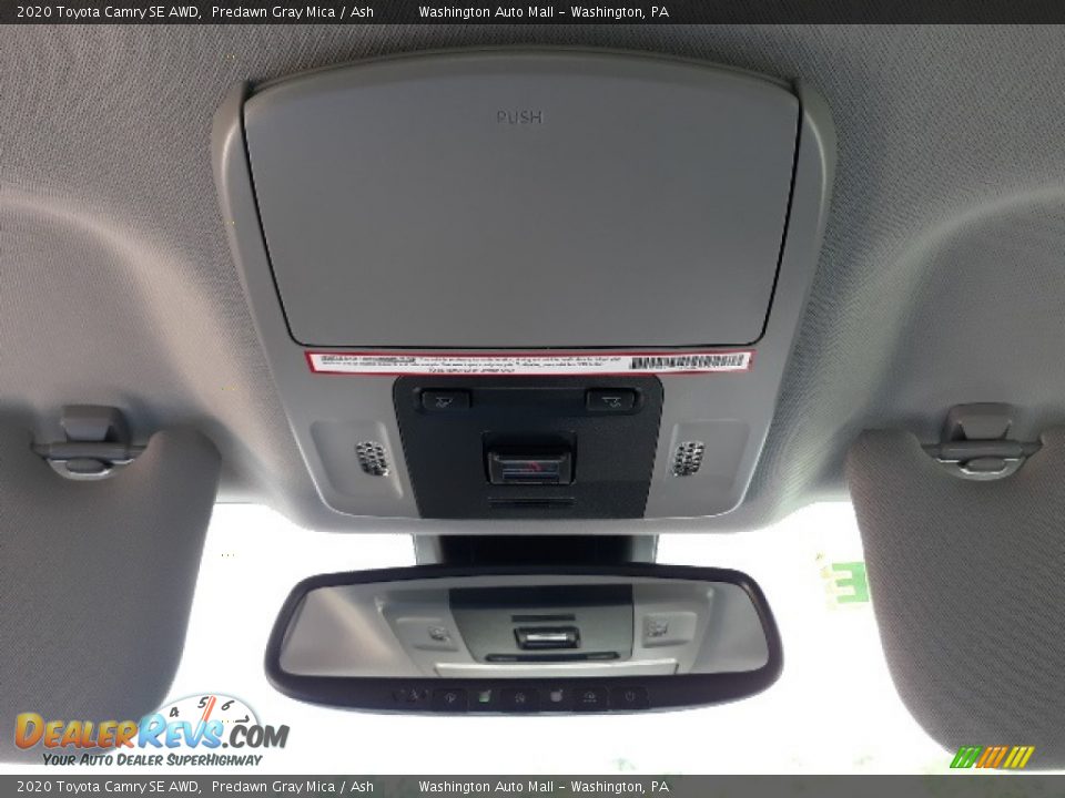 2020 Toyota Camry SE AWD Predawn Gray Mica / Ash Photo #21