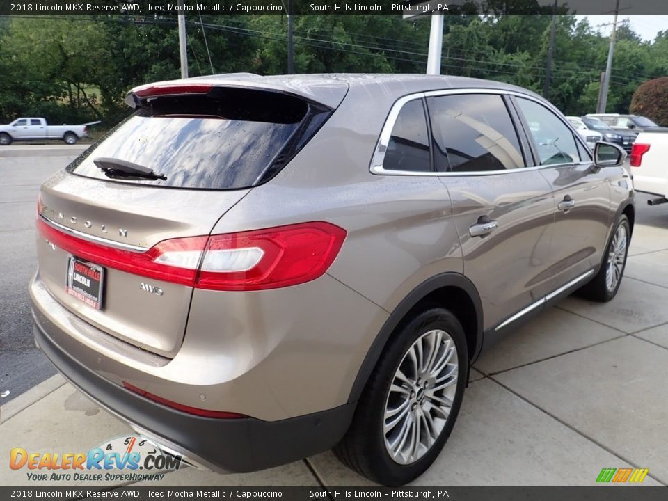 2018 Lincoln MKX Reserve AWD Iced Mocha Metallic / Cappuccino Photo #6