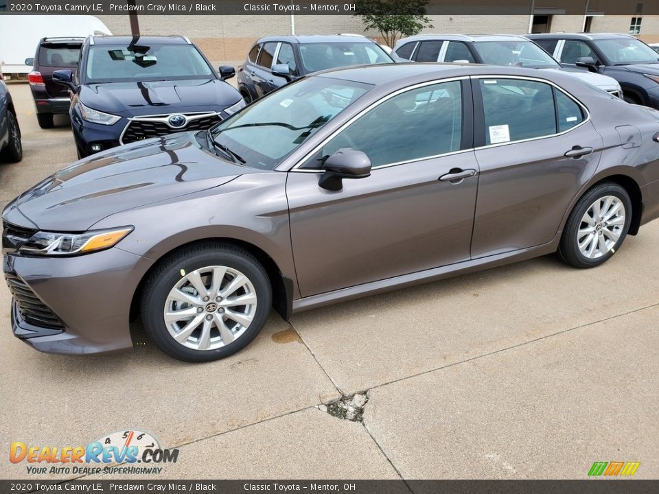 2020 Toyota Camry LE Predawn Gray Mica / Black Photo #1