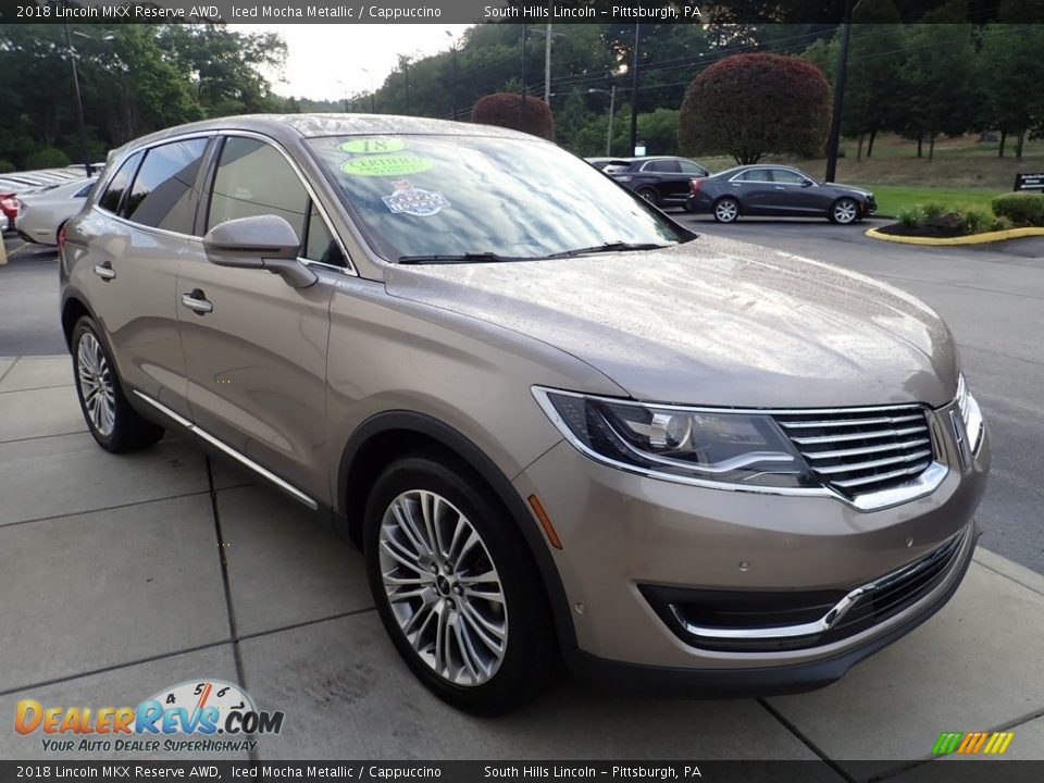 2018 Lincoln MKX Reserve AWD Iced Mocha Metallic / Cappuccino Photo #8