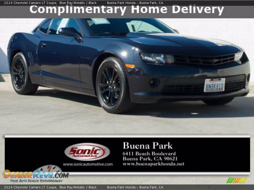 2014 Chevrolet Camaro LT Coupe Blue Ray Metallic / Black Photo #1