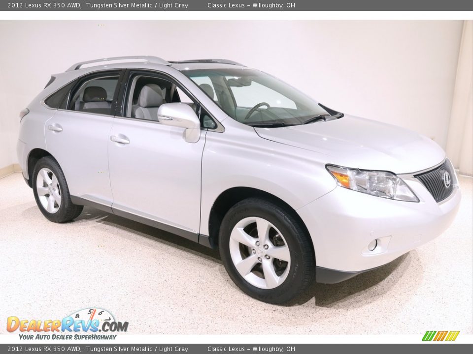 2012 Lexus RX 350 AWD Tungsten Silver Metallic / Light Gray Photo #1