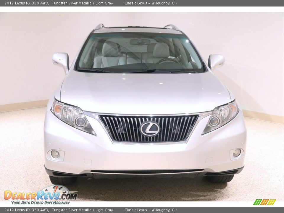 2012 Lexus RX 350 AWD Tungsten Silver Metallic / Light Gray Photo #2