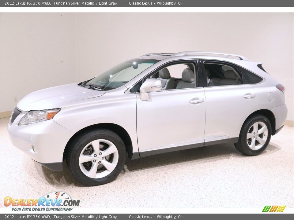 2012 Lexus RX 350 AWD Tungsten Silver Metallic / Light Gray Photo #3