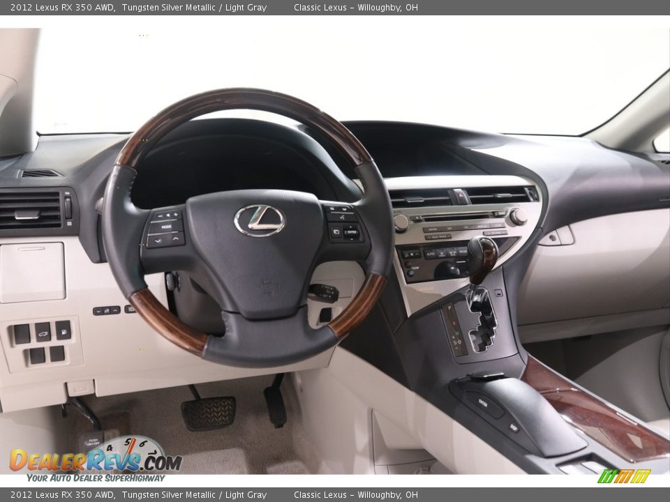 2012 Lexus RX 350 AWD Tungsten Silver Metallic / Light Gray Photo #6