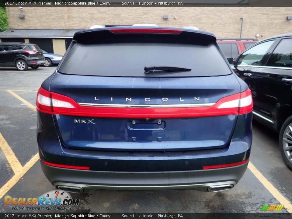 2017 Lincoln MKX Premier Midnight Sapphire Blue / Ebony Photo #3