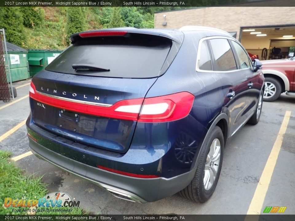 2017 Lincoln MKX Premier Midnight Sapphire Blue / Ebony Photo #4