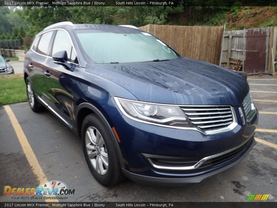 Midnight Sapphire Blue 2017 Lincoln MKX Premier Photo #5