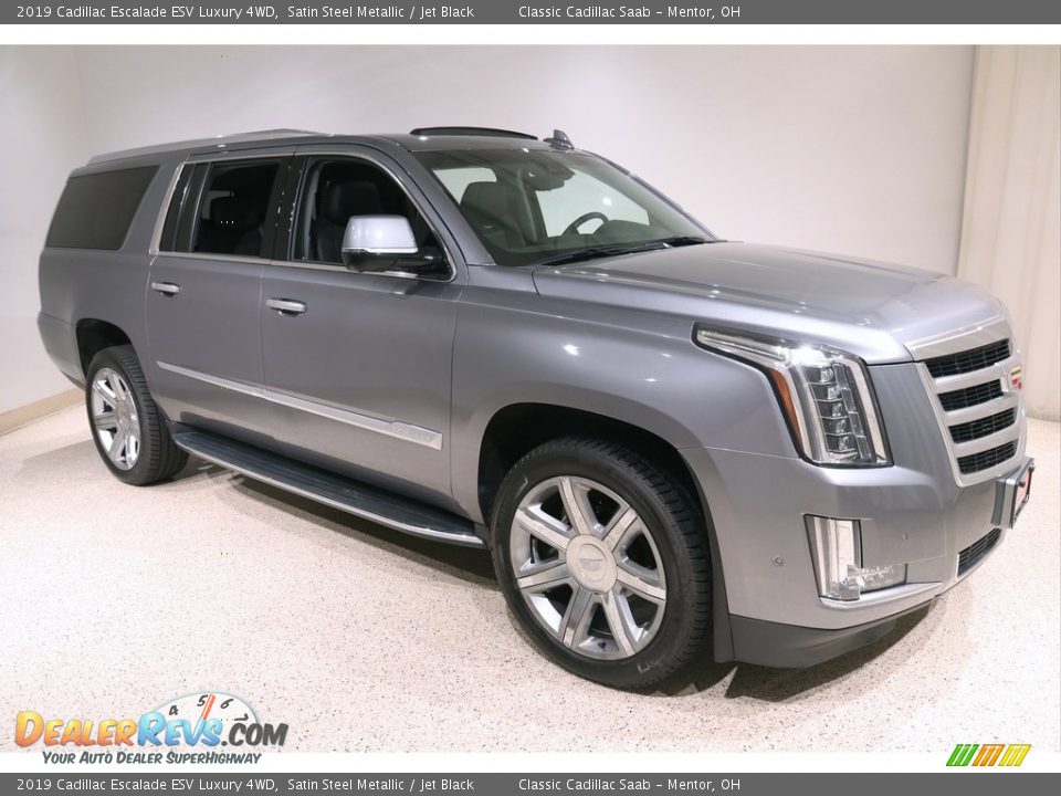 2019 Cadillac Escalade ESV Luxury 4WD Satin Steel Metallic / Jet Black Photo #1