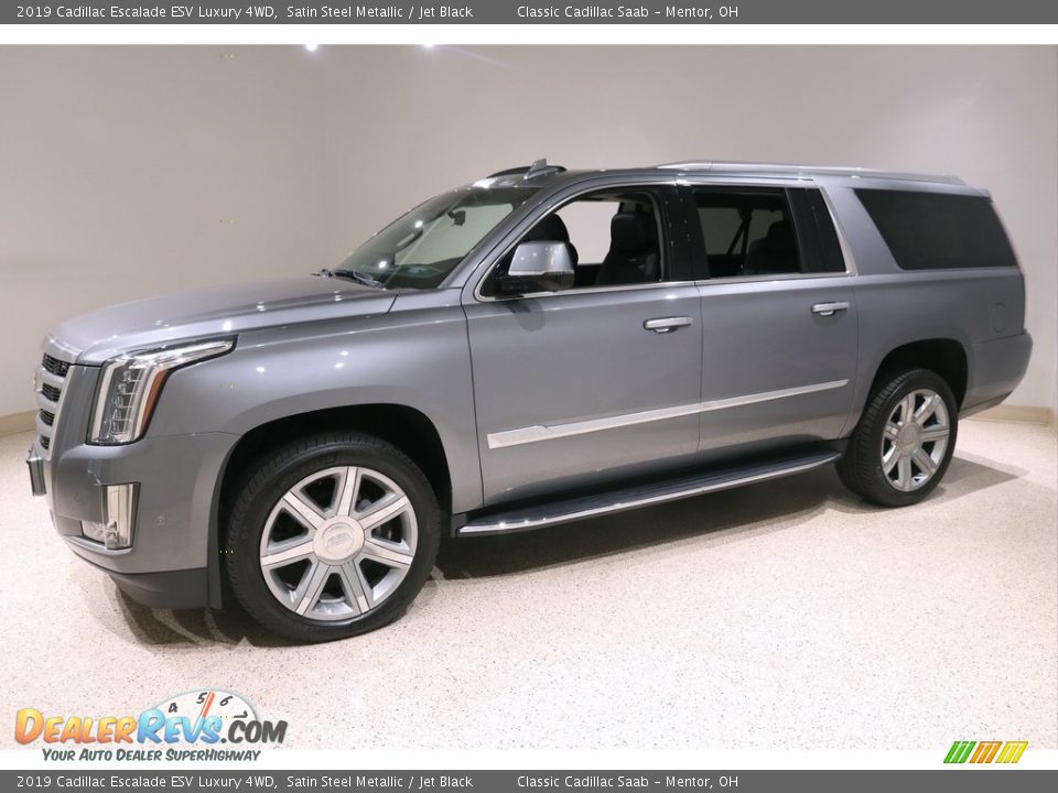 2019 Cadillac Escalade ESV Luxury 4WD Satin Steel Metallic / Jet Black Photo #3