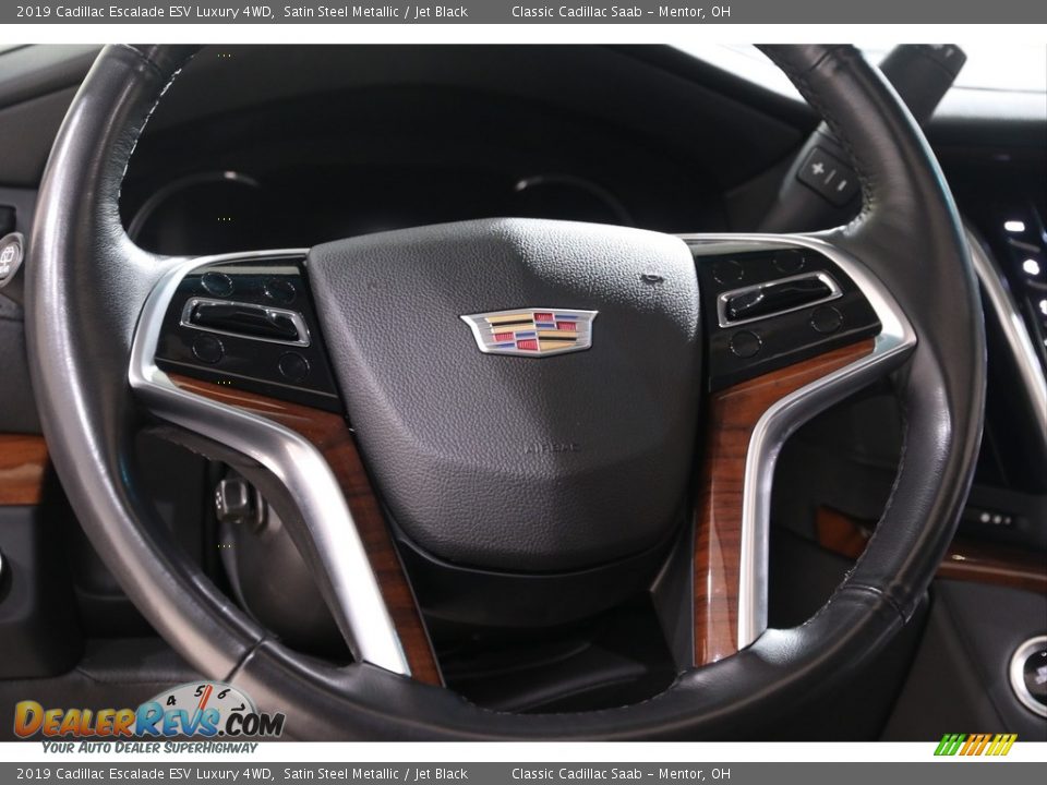 2019 Cadillac Escalade ESV Luxury 4WD Satin Steel Metallic / Jet Black Photo #8
