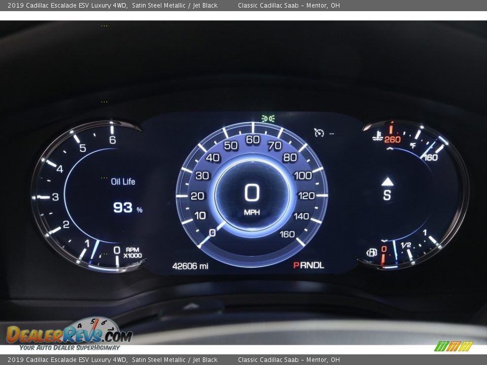 2019 Cadillac Escalade ESV Luxury 4WD Satin Steel Metallic / Jet Black Photo #9