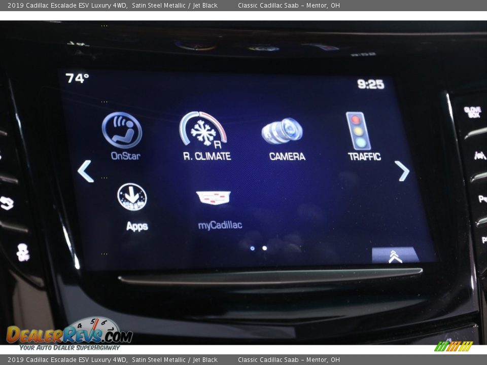 2019 Cadillac Escalade ESV Luxury 4WD Satin Steel Metallic / Jet Black Photo #11