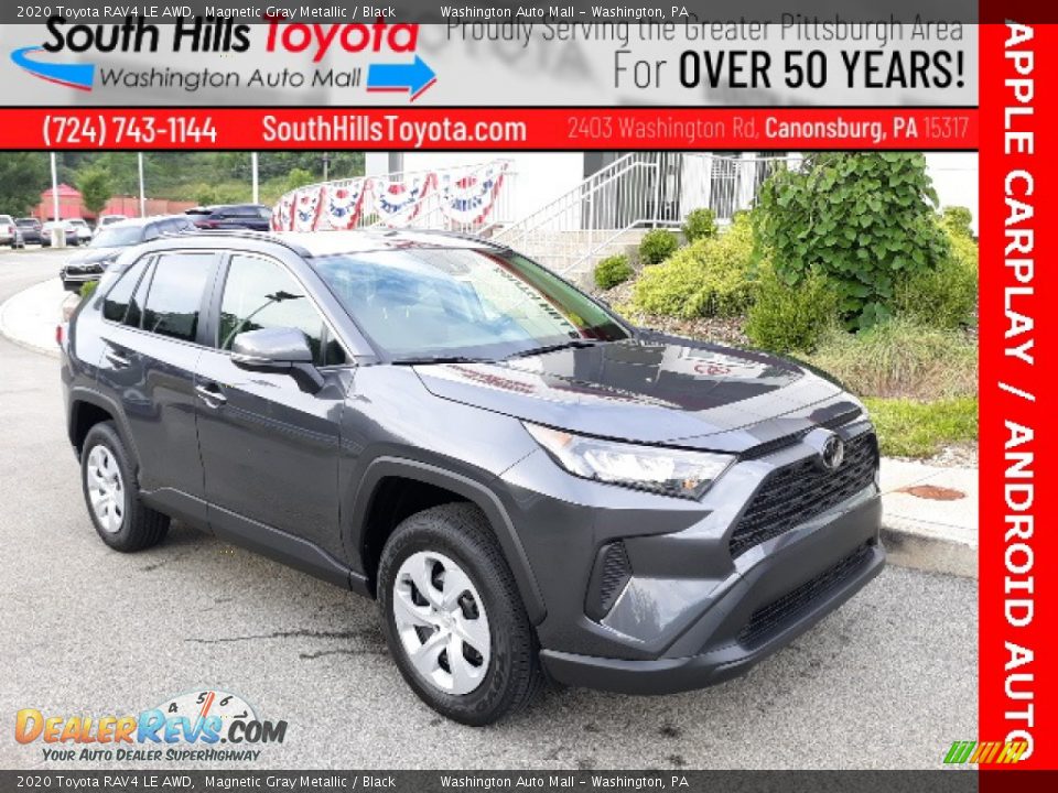 2020 Toyota RAV4 LE AWD Magnetic Gray Metallic / Black Photo #1