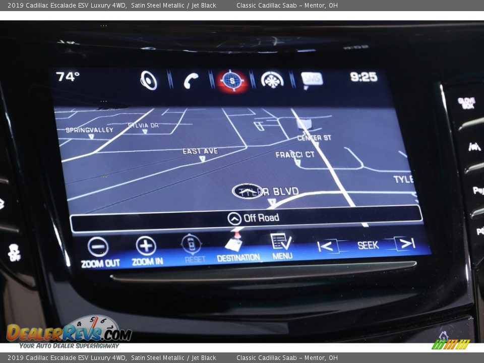 2019 Cadillac Escalade ESV Luxury 4WD Satin Steel Metallic / Jet Black Photo #12