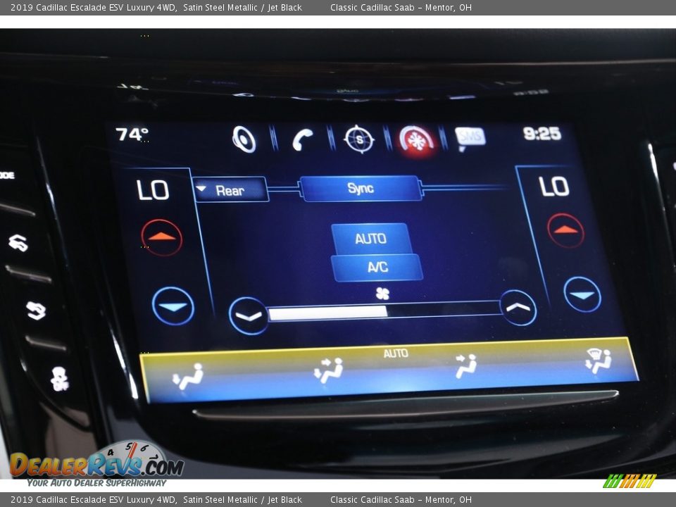 2019 Cadillac Escalade ESV Luxury 4WD Satin Steel Metallic / Jet Black Photo #15