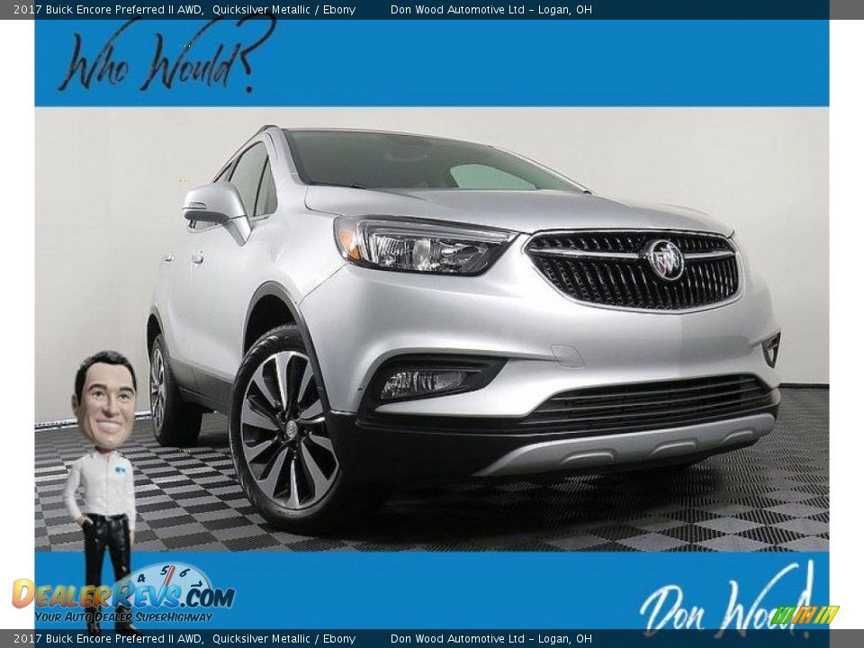 2017 Buick Encore Preferred II AWD Quicksilver Metallic / Ebony Photo #1