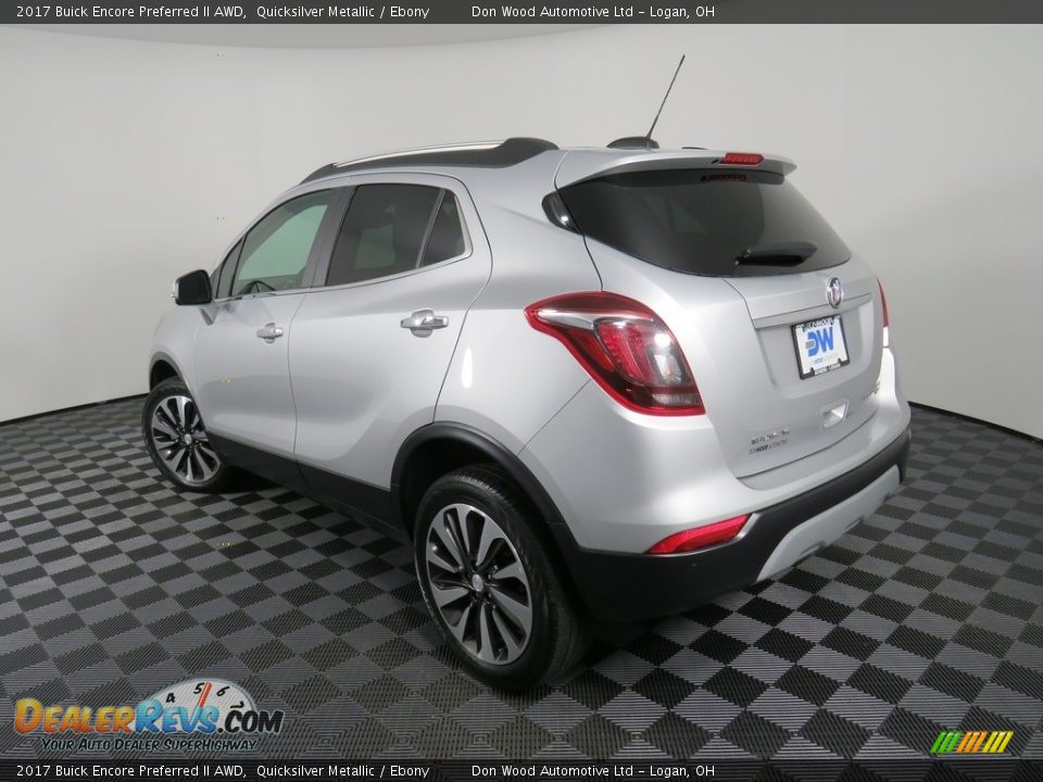 2017 Buick Encore Preferred II AWD Quicksilver Metallic / Ebony Photo #11