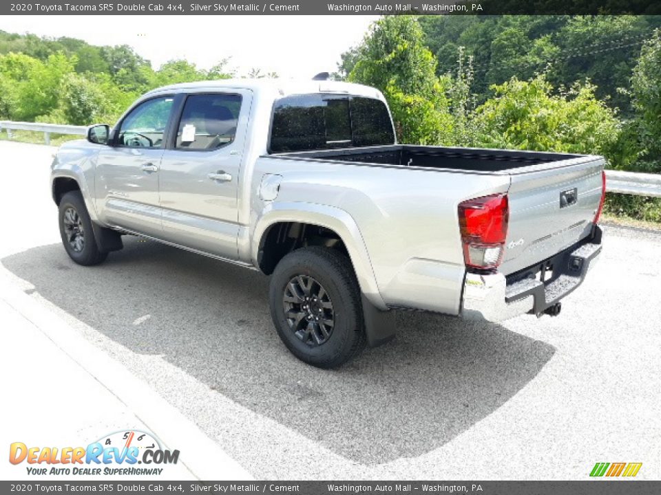 2020 Toyota Tacoma SR5 Double Cab 4x4 Silver Sky Metallic / Cement Photo #2