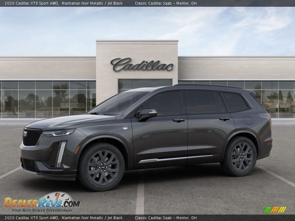 2020 Cadillac XT6 Sport AWD Manhattan Noir Metallic / Jet Black Photo #2