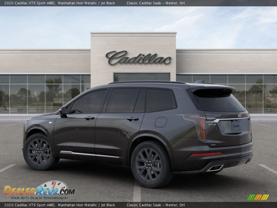 2020 Cadillac XT6 Sport AWD Manhattan Noir Metallic / Jet Black Photo #3