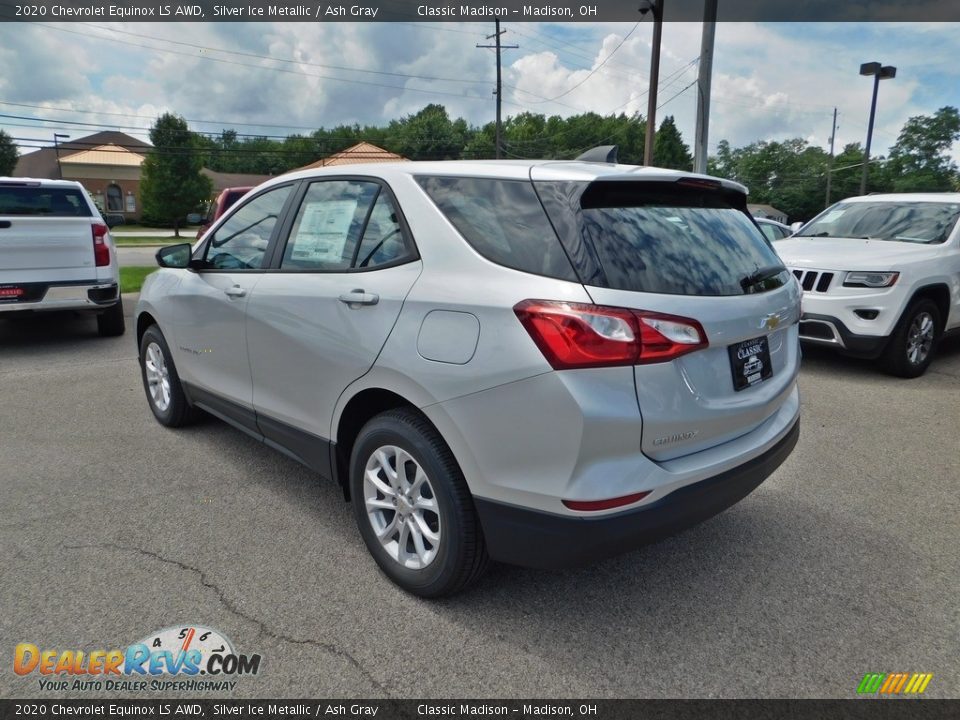 2020 Chevrolet Equinox LS AWD Silver Ice Metallic / Ash Gray Photo #7