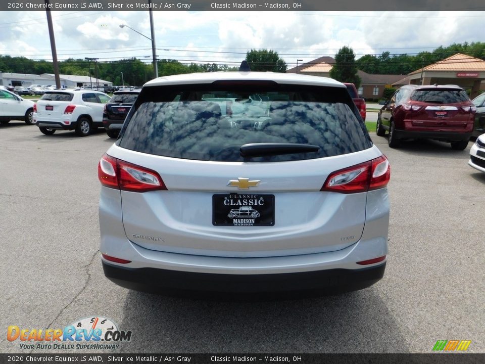2020 Chevrolet Equinox LS AWD Silver Ice Metallic / Ash Gray Photo #8
