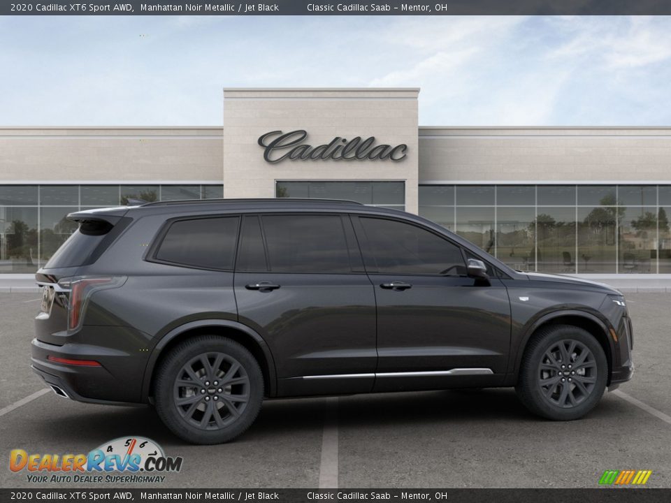 2020 Cadillac XT6 Sport AWD Manhattan Noir Metallic / Jet Black Photo #5