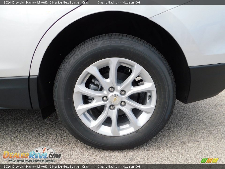 2020 Chevrolet Equinox LS AWD Silver Ice Metallic / Ash Gray Photo #9