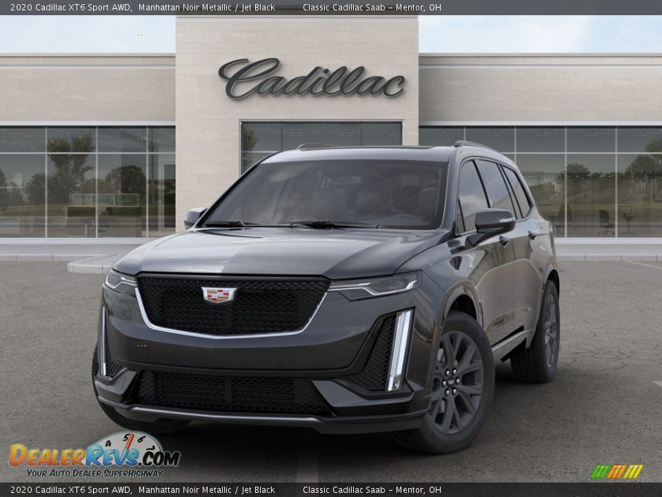 2020 Cadillac XT6 Sport AWD Manhattan Noir Metallic / Jet Black Photo #6