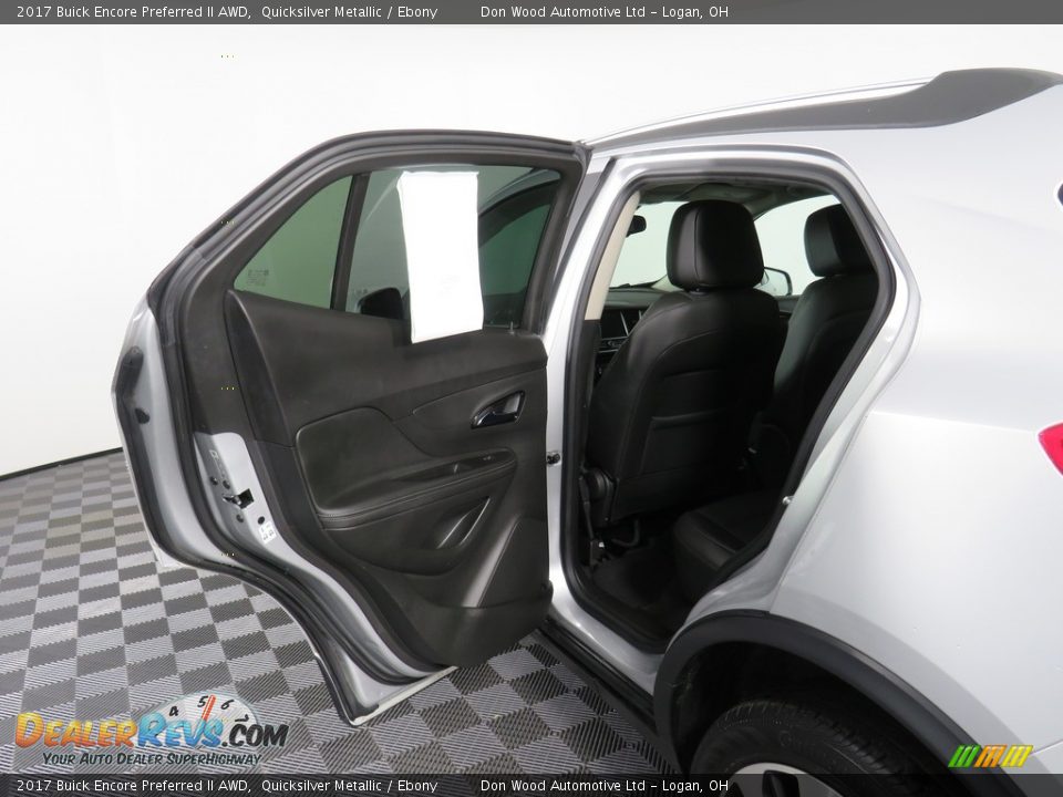 2017 Buick Encore Preferred II AWD Quicksilver Metallic / Ebony Photo #31