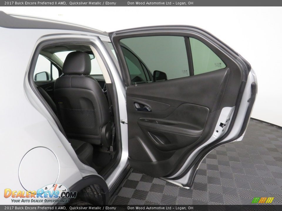 2017 Buick Encore Preferred II AWD Quicksilver Metallic / Ebony Photo #34