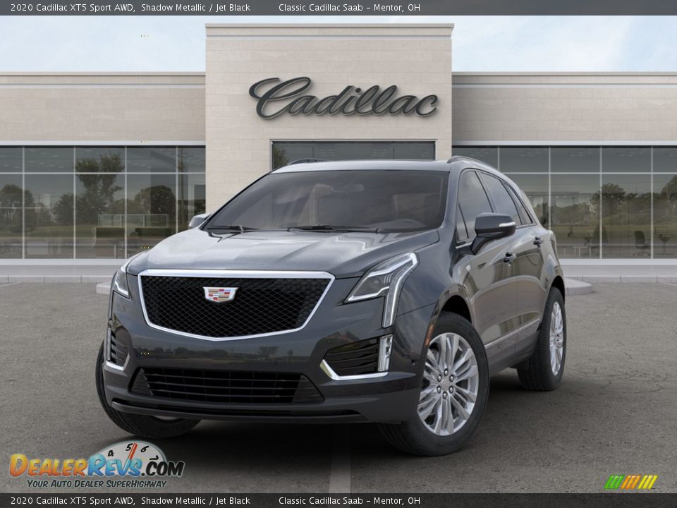 2020 Cadillac XT5 Sport AWD Shadow Metallic / Jet Black Photo #6
