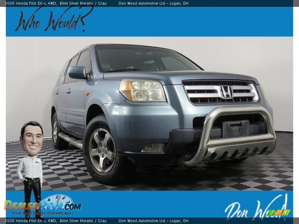 2006 Honda Pilot EX-L 4WD Billet Silver Metallic / Gray Photo #1