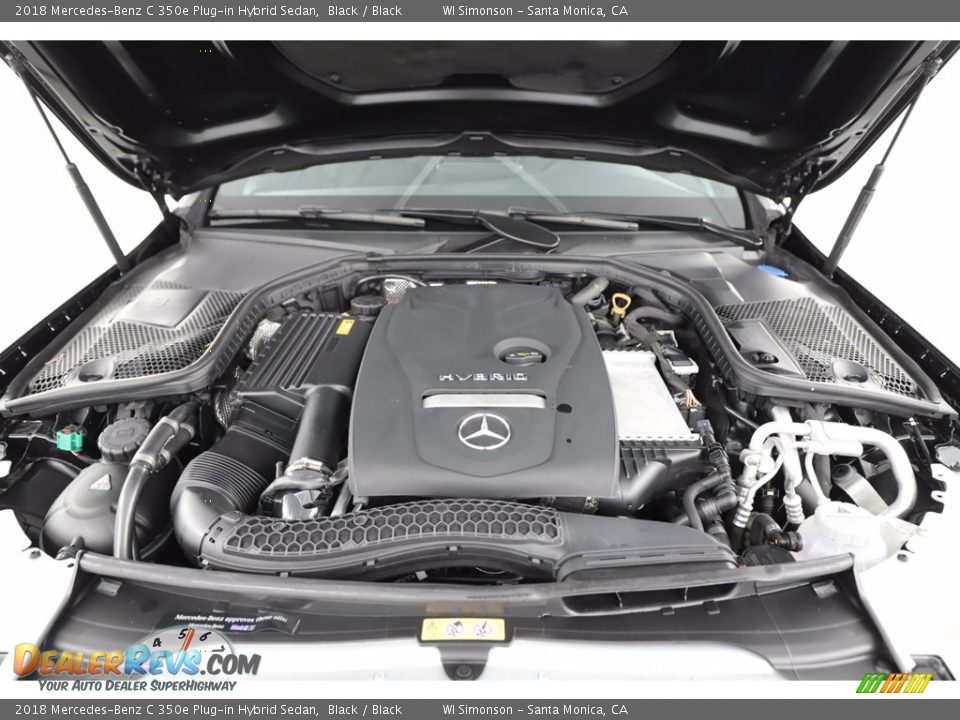 2018 Mercedes-Benz C 350e Plug-in Hybrid Sedan Black / Black Photo #17