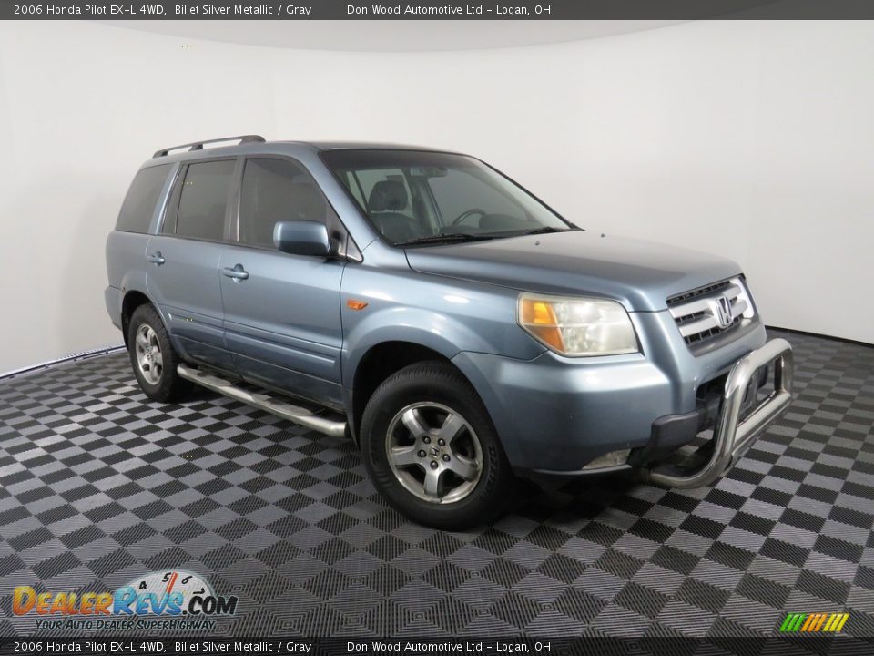 2006 Honda Pilot EX-L 4WD Billet Silver Metallic / Gray Photo #3