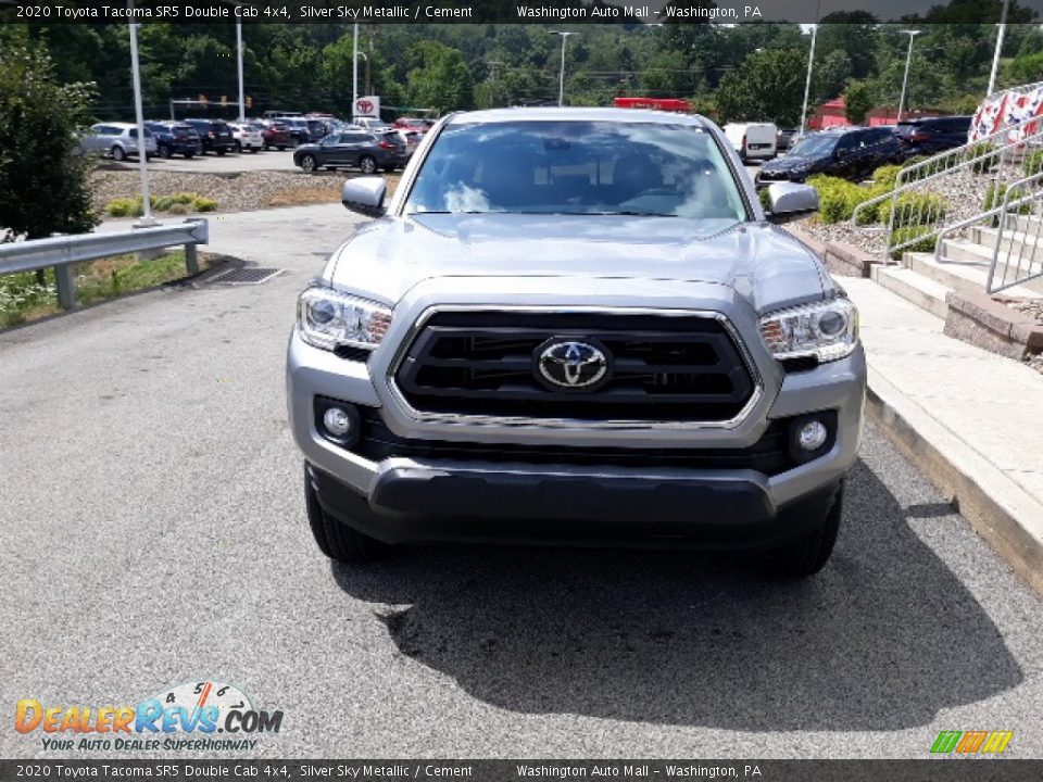 2020 Toyota Tacoma SR5 Double Cab 4x4 Silver Sky Metallic / Cement Photo #31