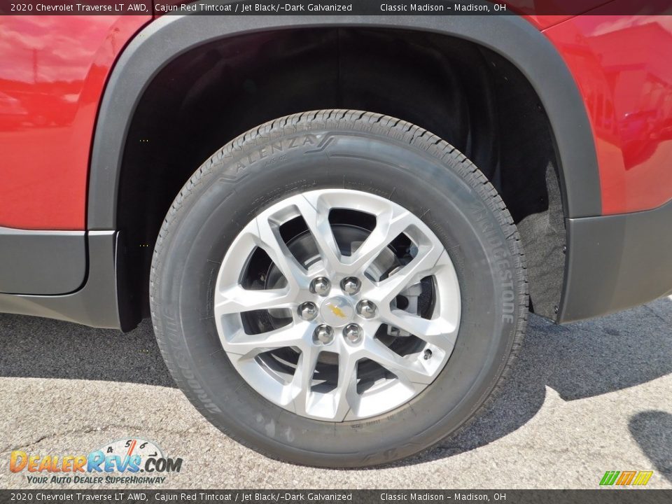 2020 Chevrolet Traverse LT AWD Cajun Red Tintcoat / Jet Black/­Dark Galvanized Photo #9