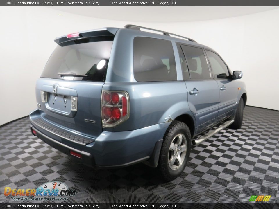 2006 Honda Pilot EX-L 4WD Billet Silver Metallic / Gray Photo #16