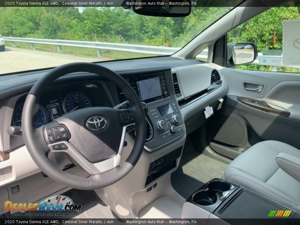 2020 Toyota Sienna XLE AWD Celestial Silver Metallic / Ash Photo #3