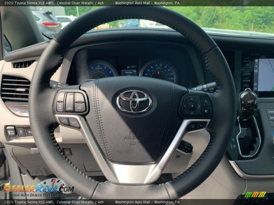 2020 Toyota Sienna XLE AWD Celestial Silver Metallic / Ash Photo #4