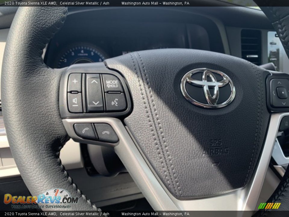 2020 Toyota Sienna XLE AWD Celestial Silver Metallic / Ash Photo #5